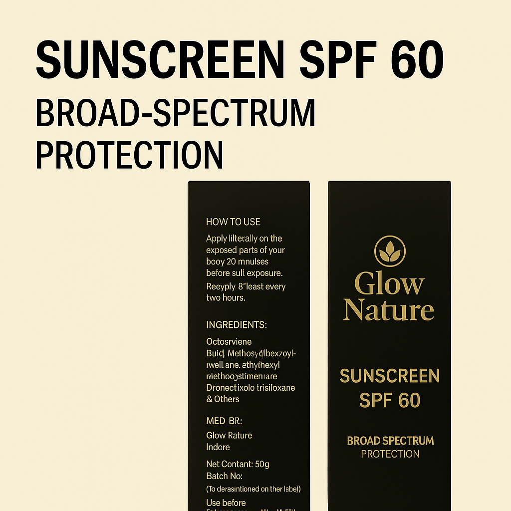 sunscreen product poster